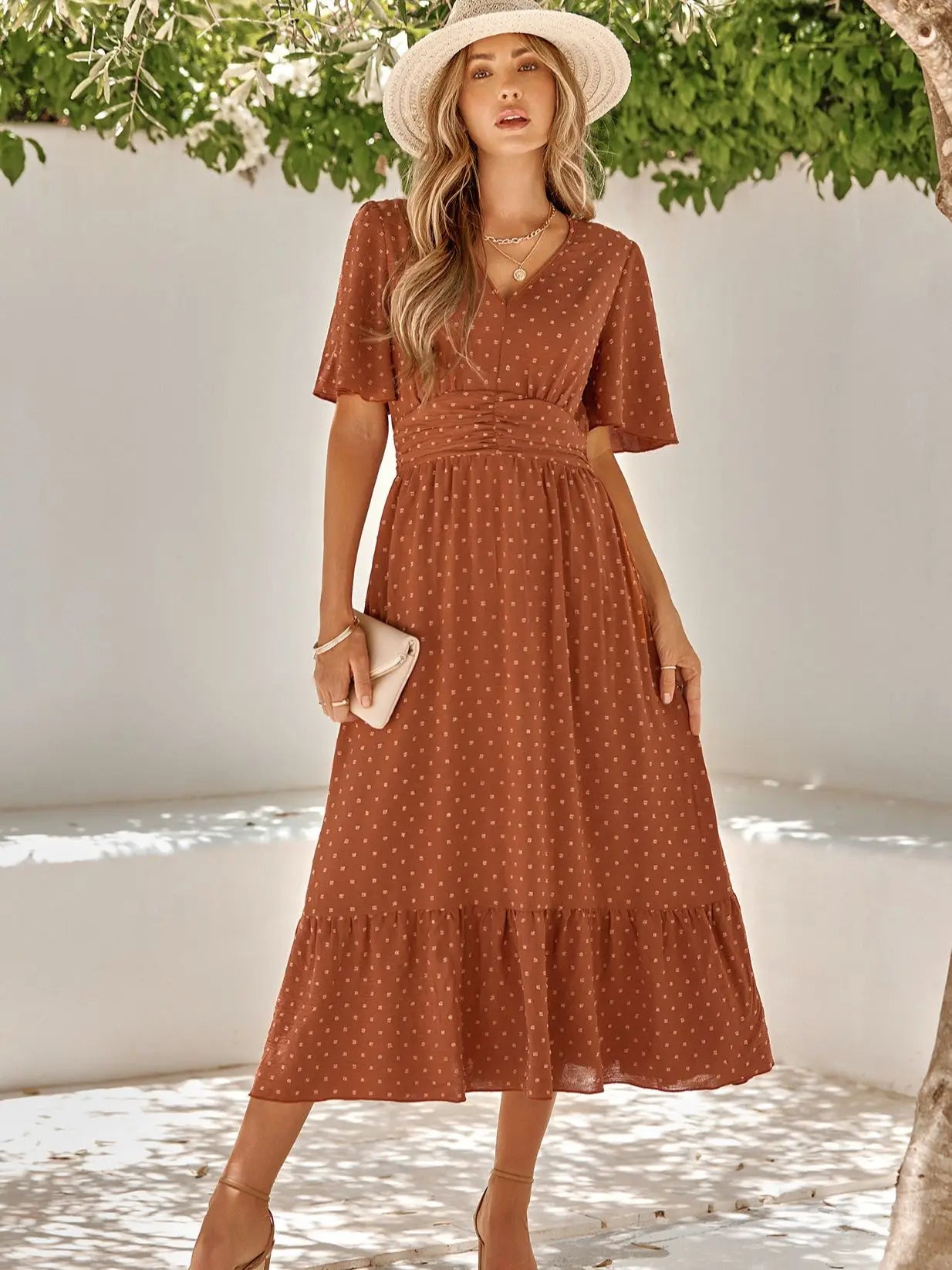 Lila Sage Serenity Midi Dress