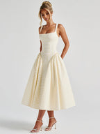Serenne High Waist A-line Dress