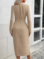 Camilla Buttoned Waist-Tie Shirt Dress