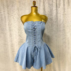 Noemi Retro Denim Mini
