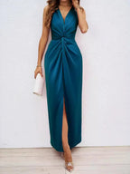 Juilette Twist Drape Maxi Dress