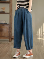 Marlene Relaxed Fit Denim Trousers