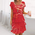 Sophia Elegant Printed Dress