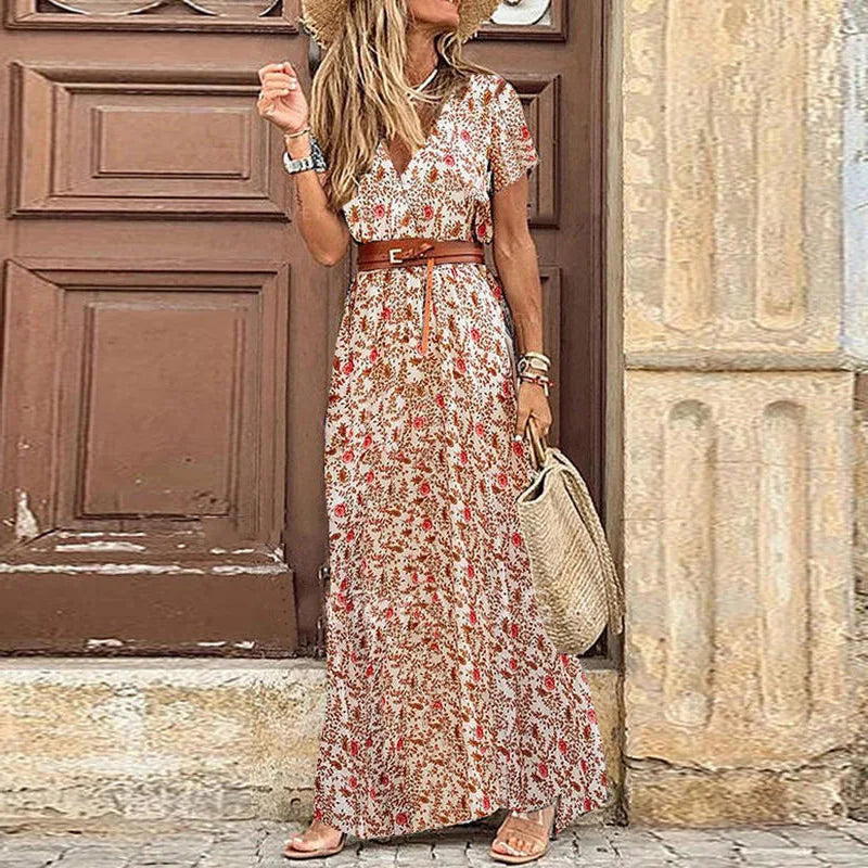 Elara Floral Maxi Dress