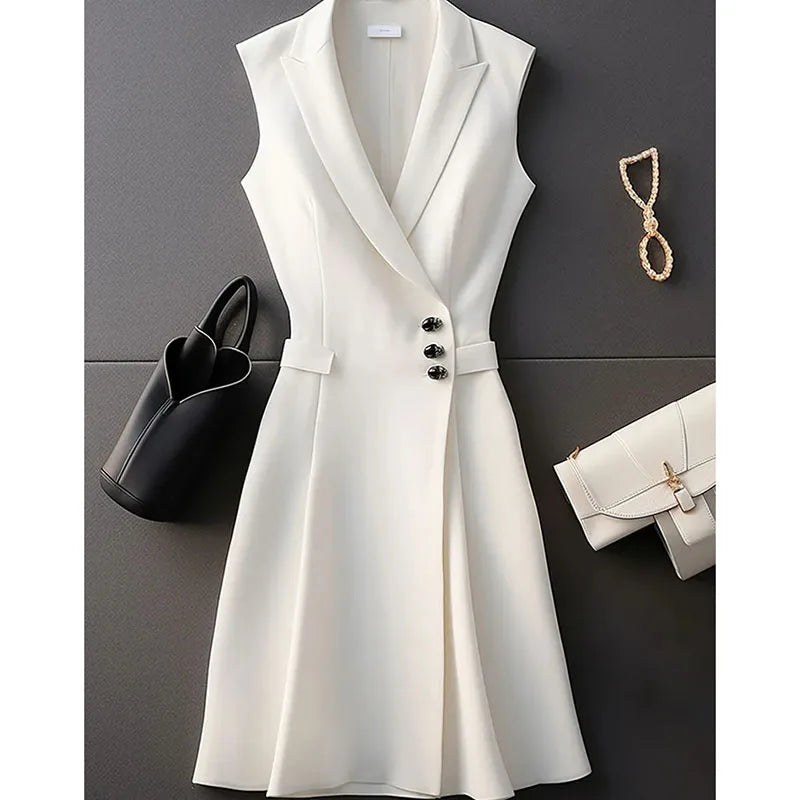 Marceline Tailored Vest Dress
