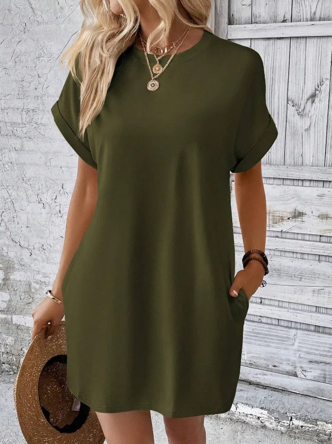 Lila Casual Comfort Dress