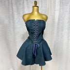 Noemi Retro Denim Mini