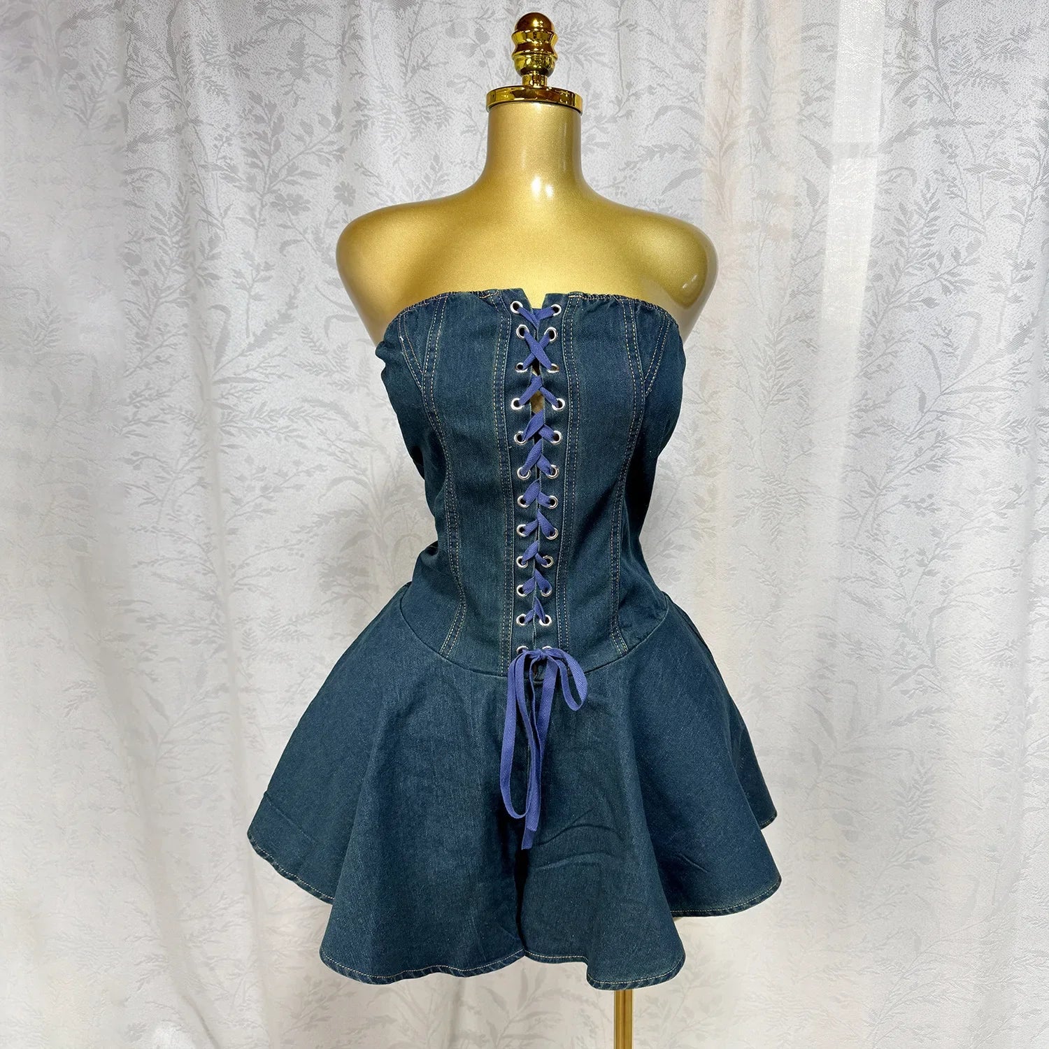 Noemi Retro Denim Mini