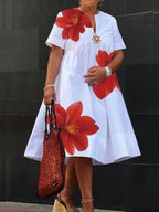 Elora Casual A-Line Midi