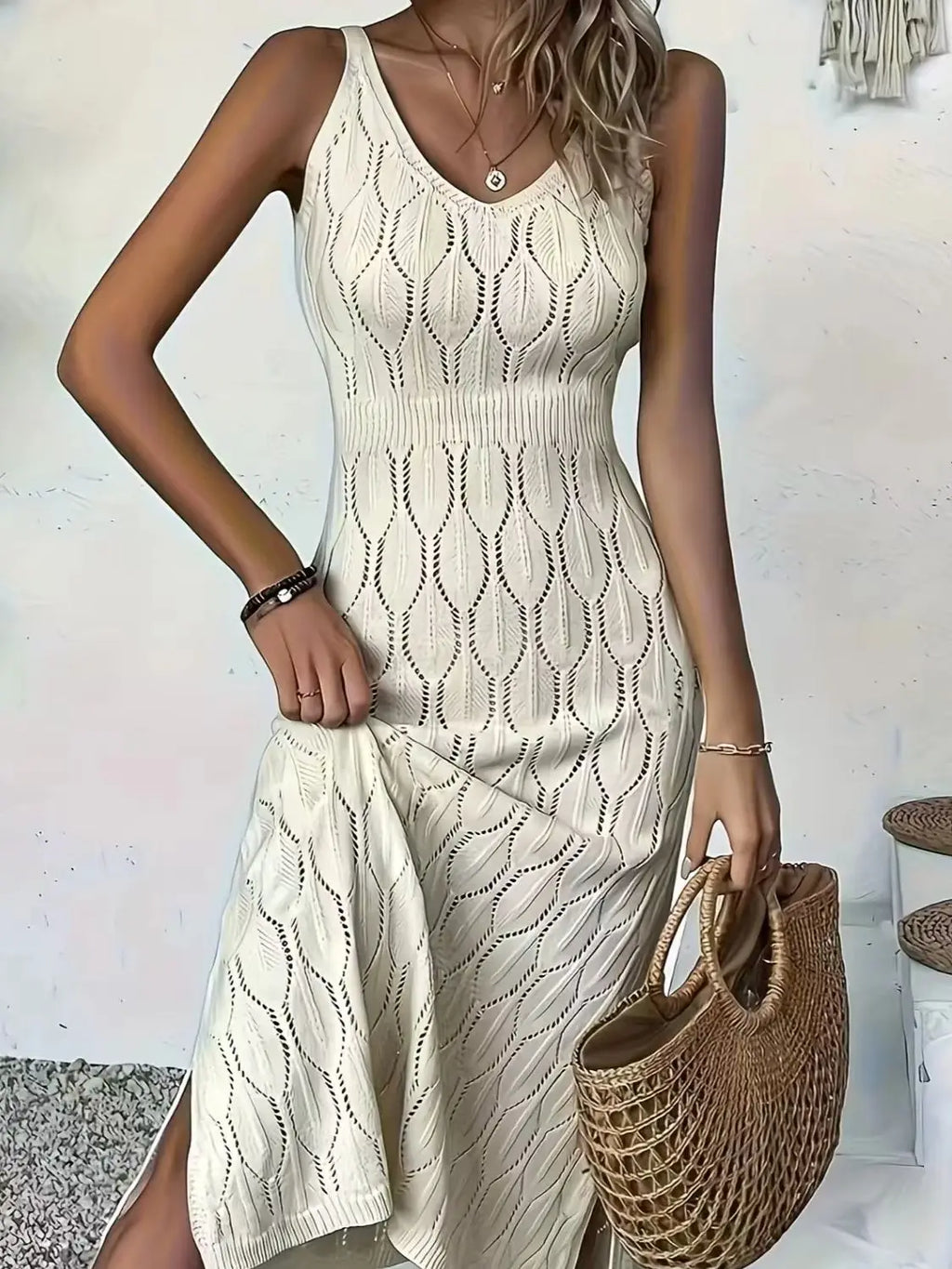 Clara Chic Knitted Sweater Dress