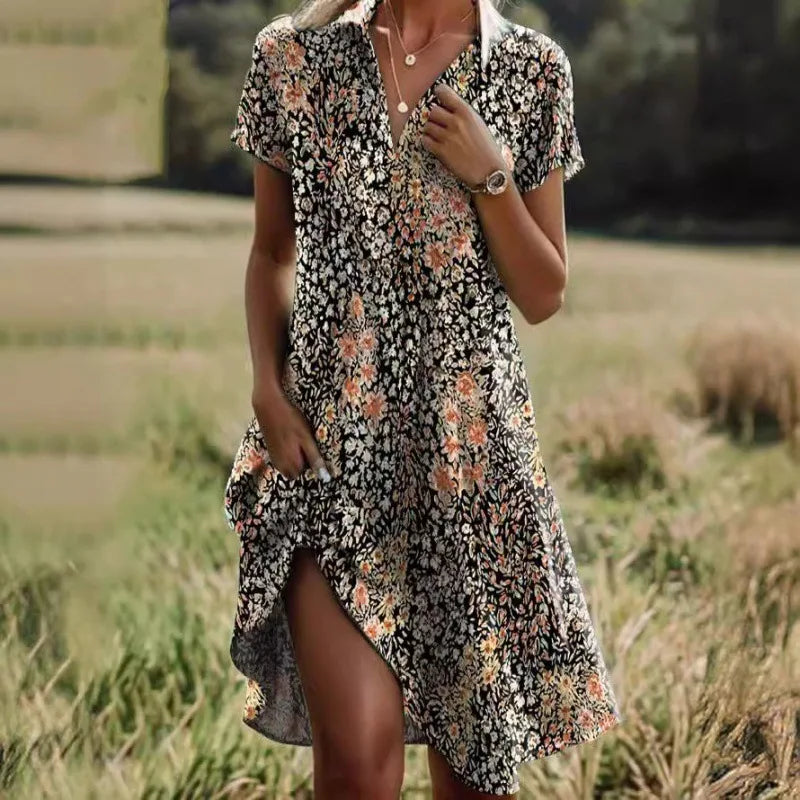 Lila Spring Blossom Dress