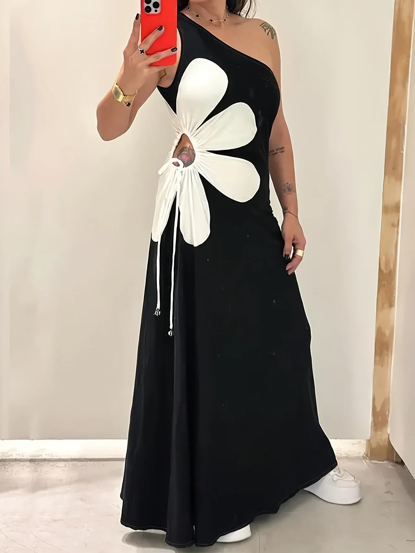 Seraphina Floral Cutout Dress