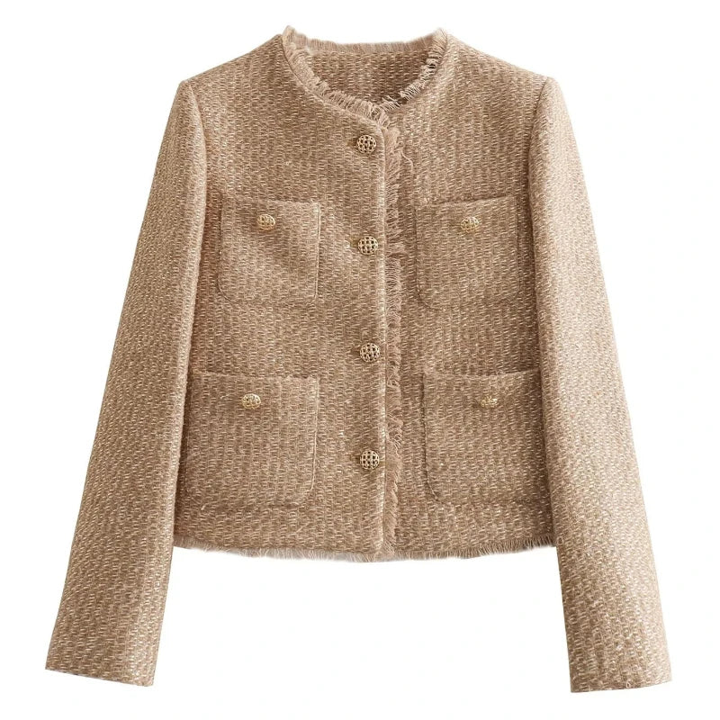 Amelia Textured Elegance Blazer