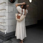 Selene Retro Puff Sleeve Maxi Dress