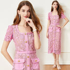 Isla Elegant Lace Bodycon Dress