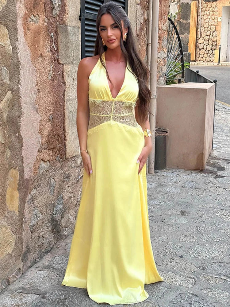 Selena Lace Maxi Dress