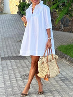 Elora Casual A-Line Midi