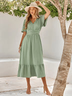 Lila Sage Serenity Midi Dress