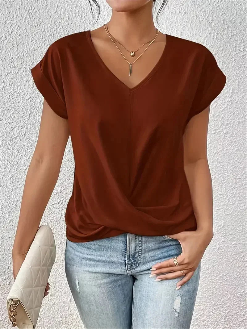 Luna Serene V-Neck Top
