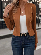 Charlotte Military Button Blazer