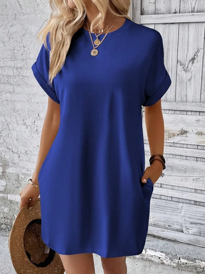 Lila Casual Comfort Dress