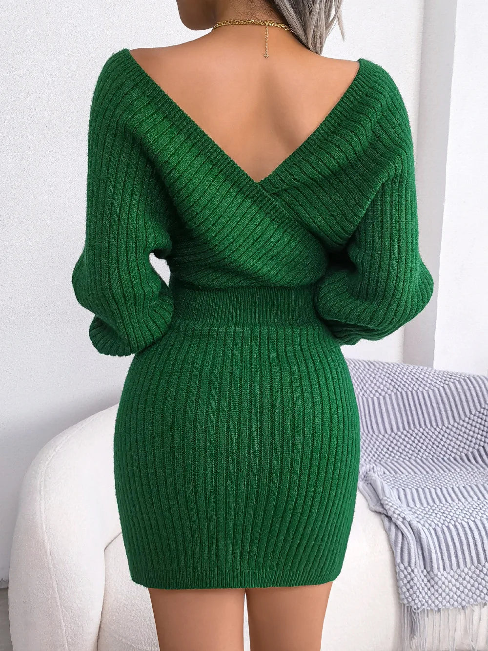 Kimberly Knit Wing Sweater Dress