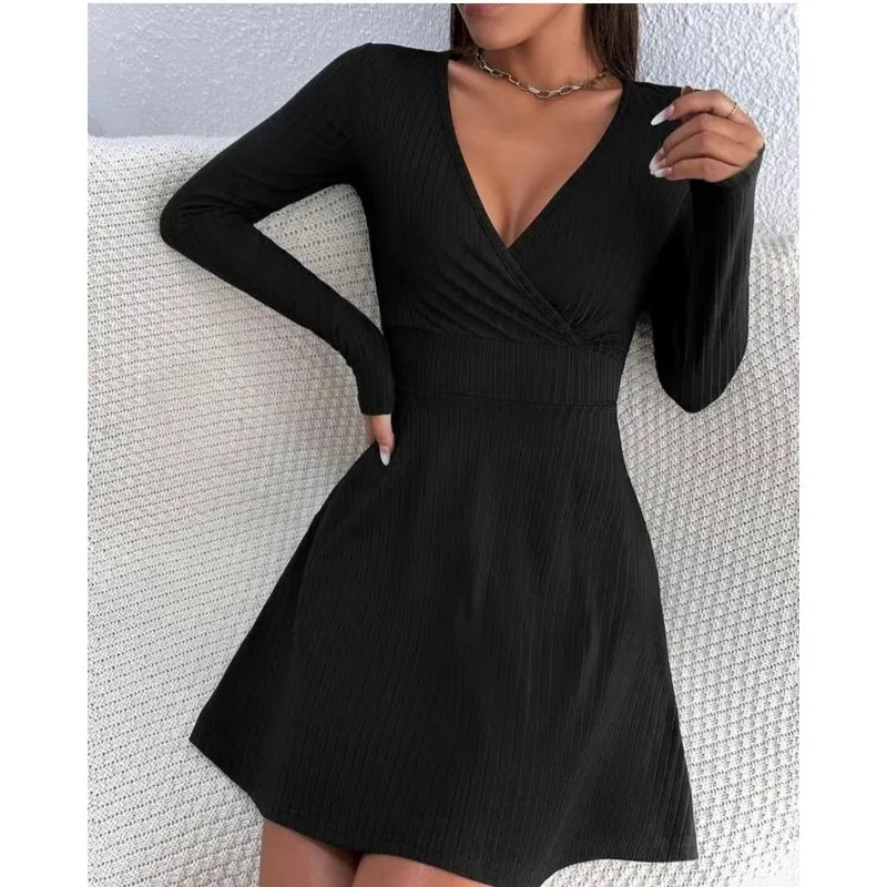 Sienna Ribbed Corset Mini Dress