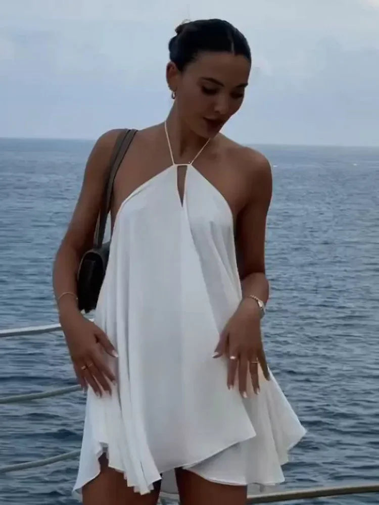 Amaya Backless Halter Dress