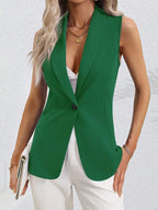 Isabelle Sleeveless Suit Blazer