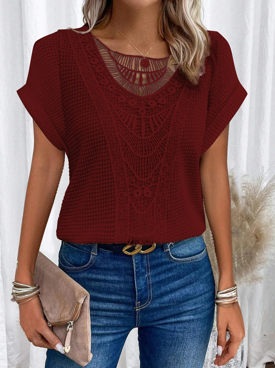 Ella Boho Crochet Top