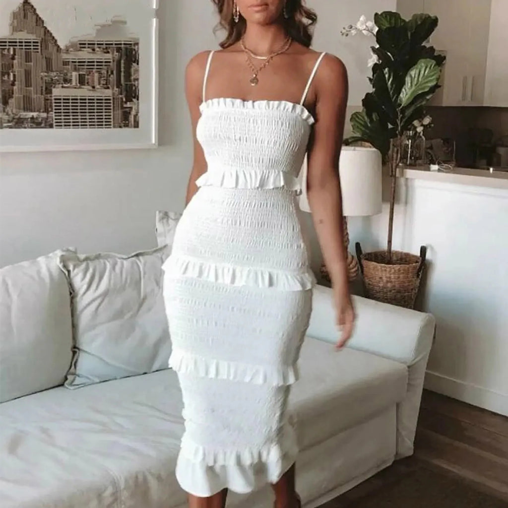 Delphine Layered Trim Dress