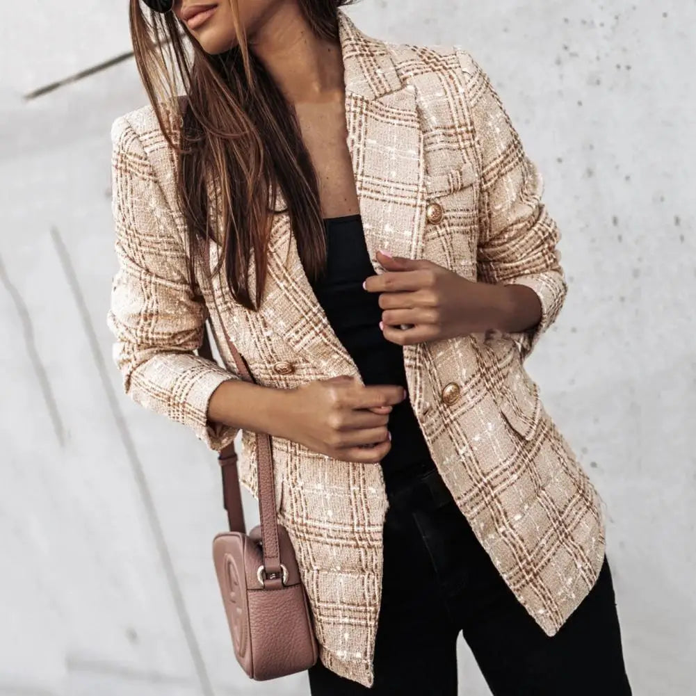 Dahlia Plaid Blazer