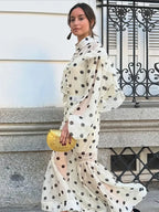 Vivienne Ruffle Dot Skirt Set