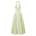 Sienna Halter A-Line Midi Dress