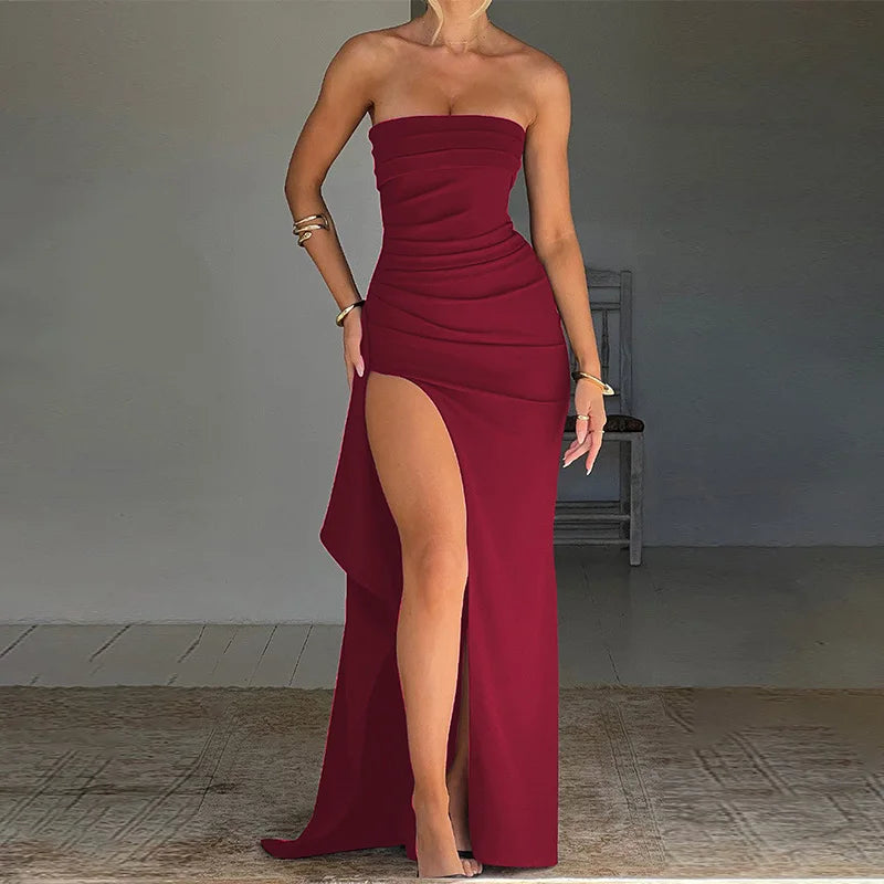 Selina Slash Neck Maxi