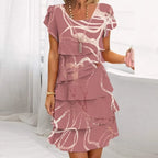 Sophia Elegant Printed Dress