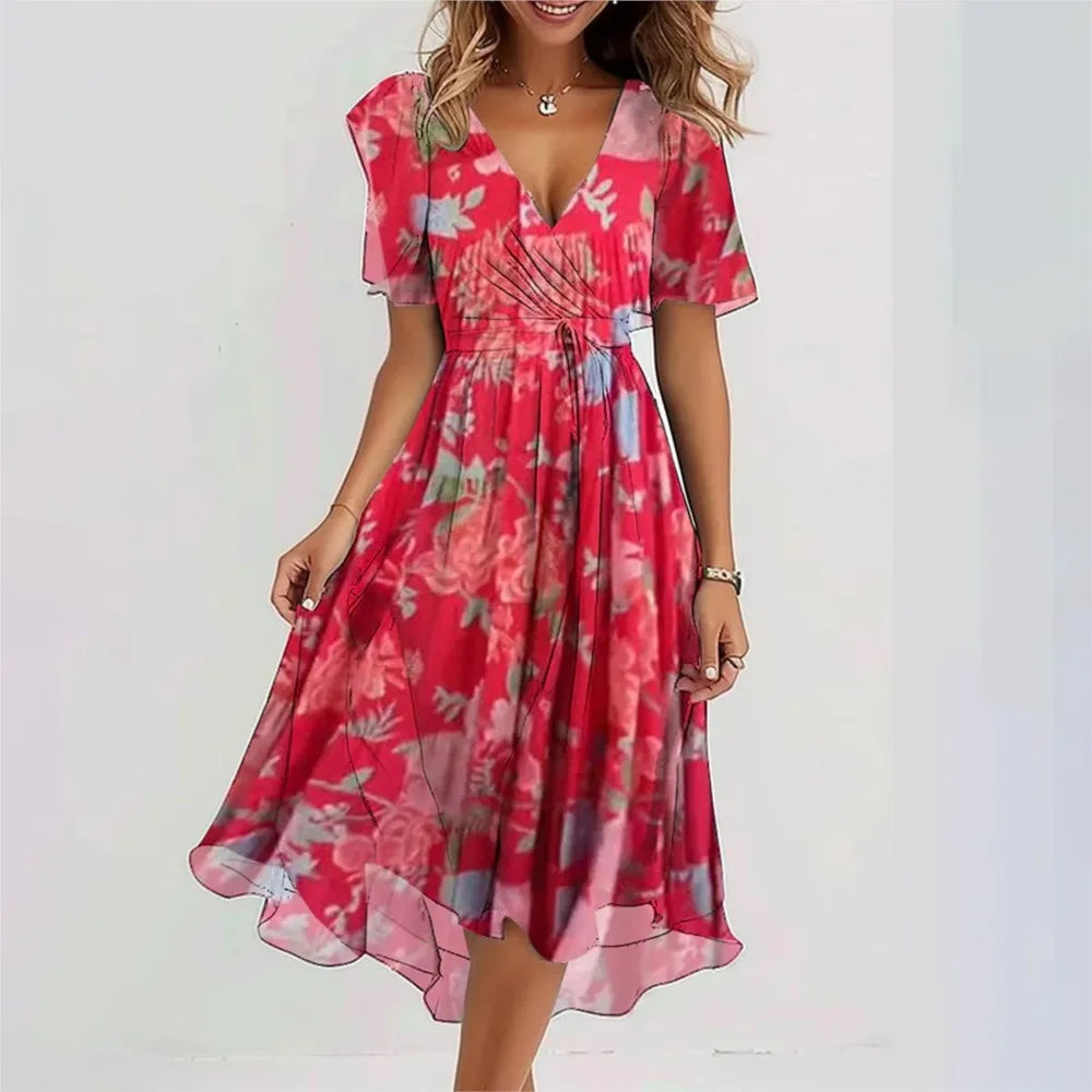Lila Tropical Vibes Maxi Dress