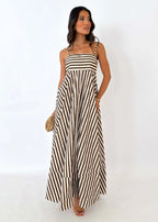 Juliette Backless Print Dress
