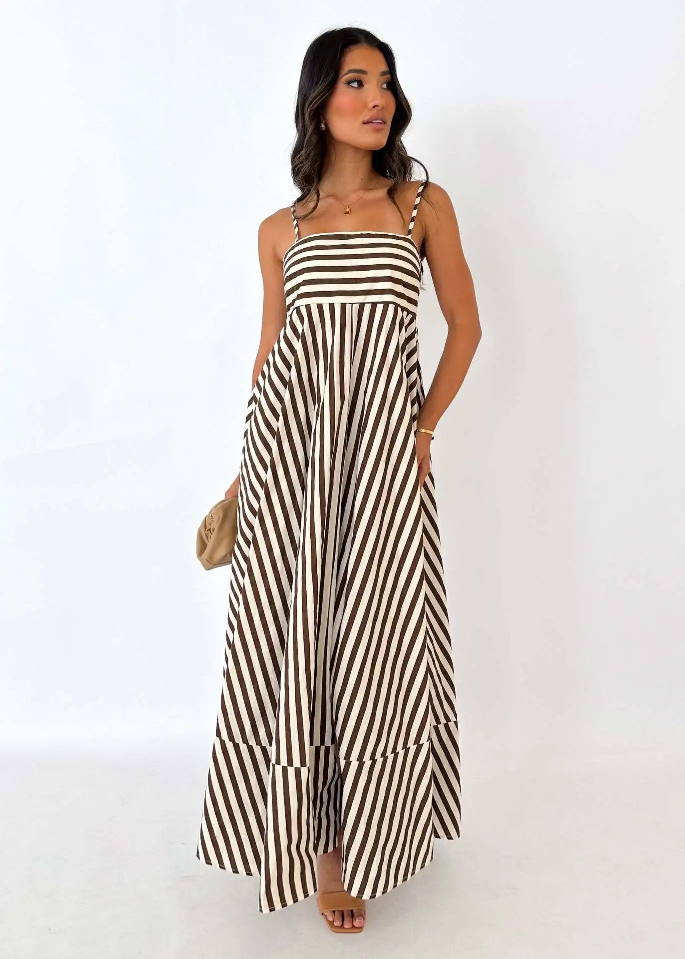 Juliette Backless Print Dress