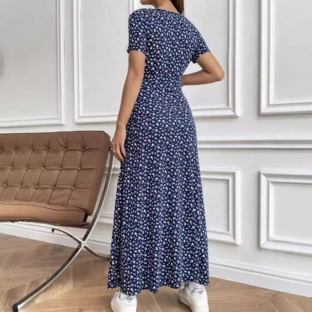 Luna Soft Bloom Maxi Dress
