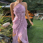 Serena Elegant Halter Maxi Dress