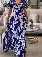 Camille Elegant Printed Maxi Dress