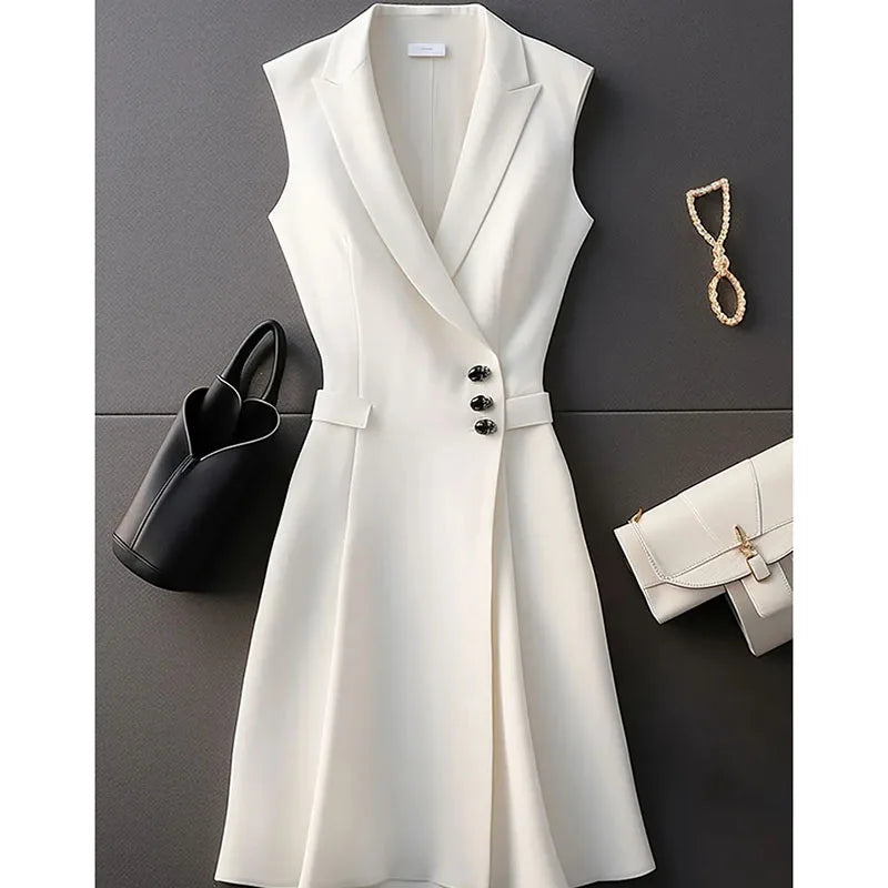 Marceline Tailored Vest Dress
