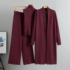Sophie Textured Knit Three-Piece Set