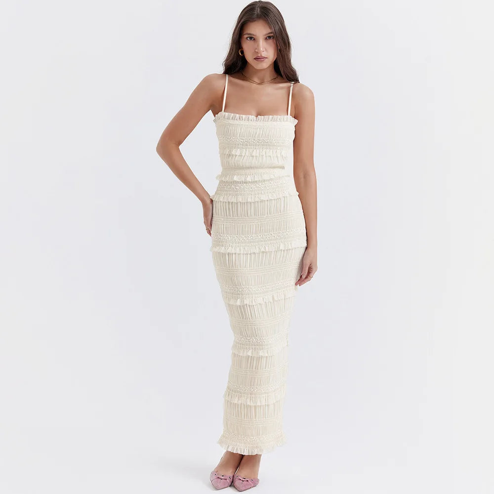 Clarisse Elegant Beige Gown