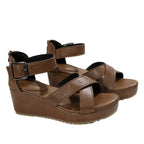 Nadine Comfort Cross-Strap Wedge
