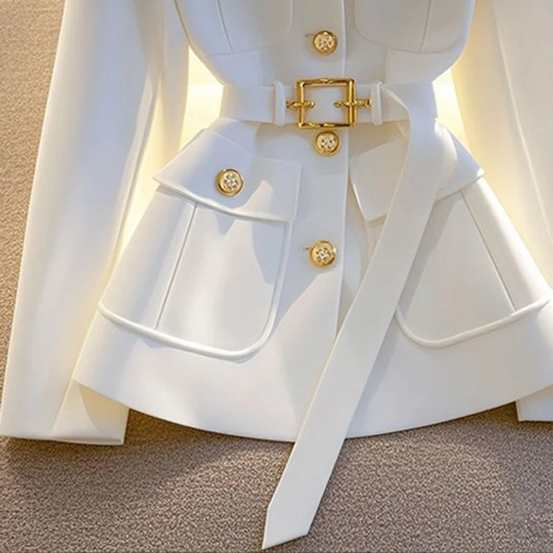 Sabrina Belted Pocket Blazer