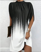 Lila Elegance Shift Dress
