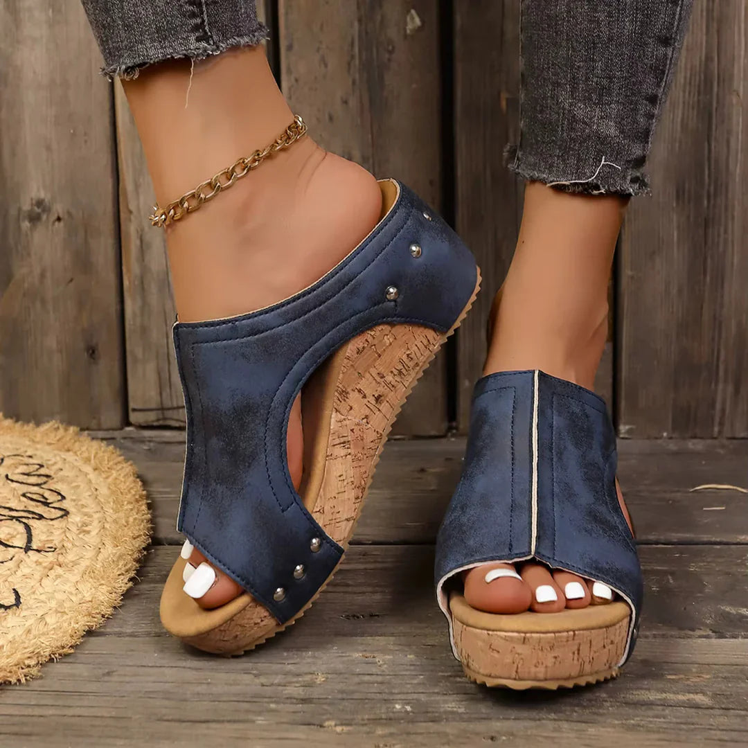 Sora Slip Stud Wedges