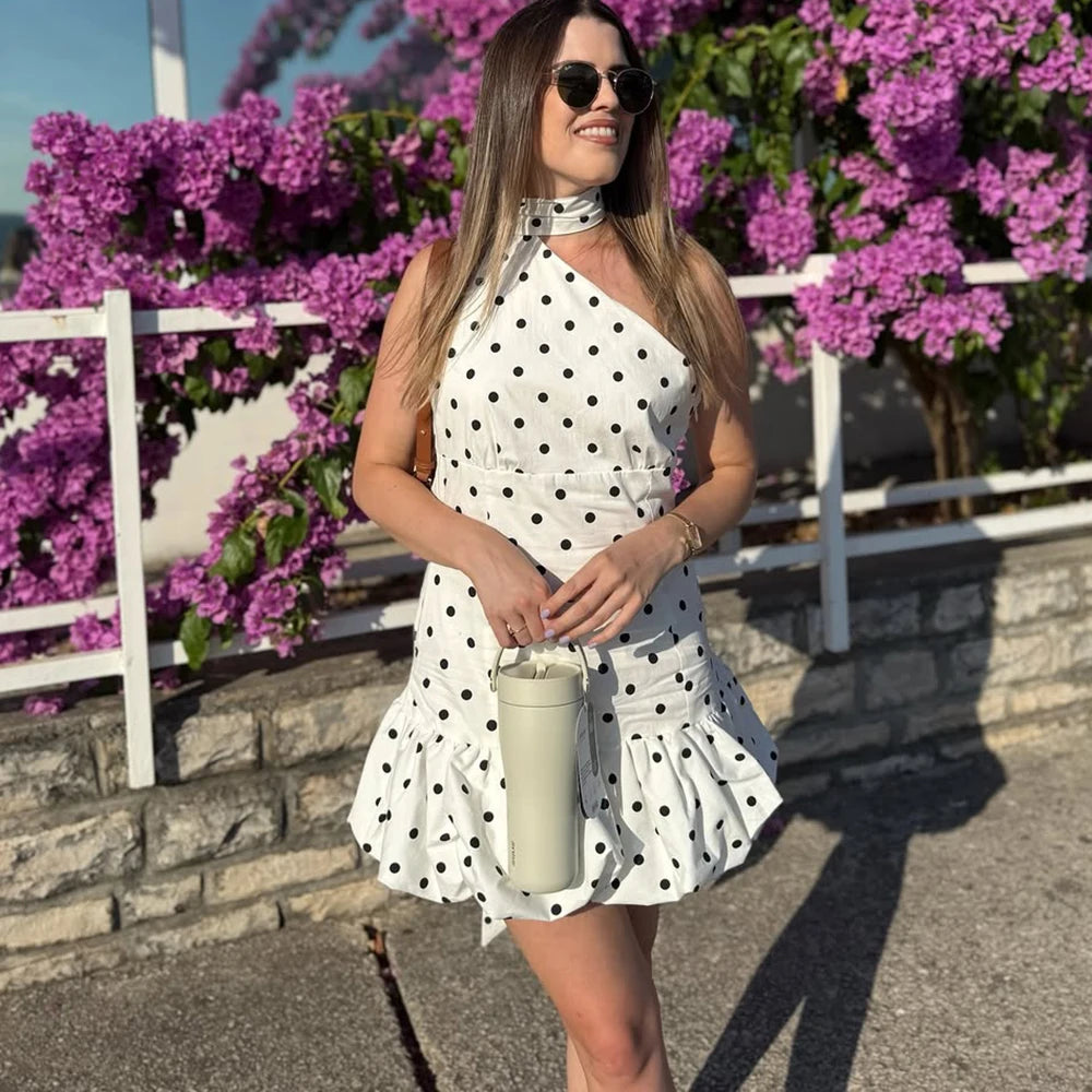 Avenne Contrast Bow Dress